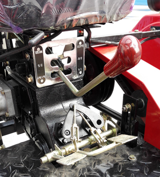 КПП и разблокировка полуосей мототрактора Forte T-121EL-HT LUX