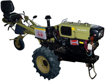 Мощный дизельный мотоблок Zirka GN-151E с электростартером