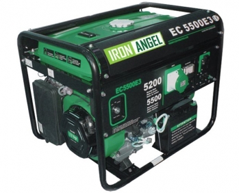 Трёхфазный бензогенератор Iron Angel EG 5500E3 - фото, описание, характеристики, отзывы