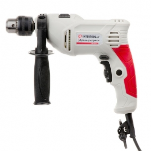 Дрель ударная 750Вт, реверс INTERTOOL DT-0111