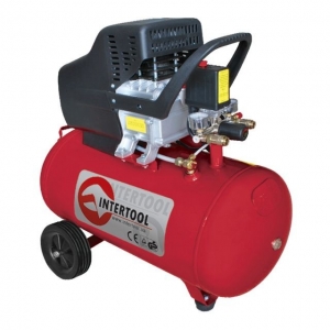 Компрессор 50 л, 1.5 кВт, 206 л/мин. INTERTOOL PT-0003
