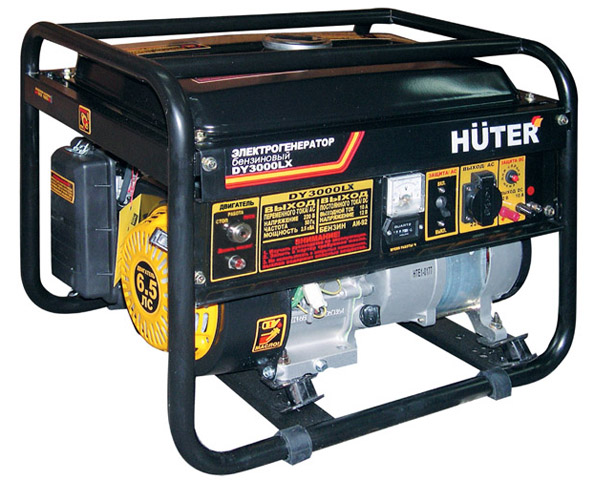 Бензогенератор Huter DY3000LX с электростартером