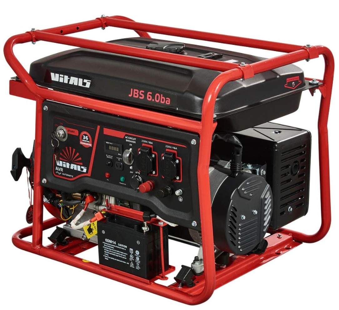 Генератор бензиновый Vitals JBS 6.0ba