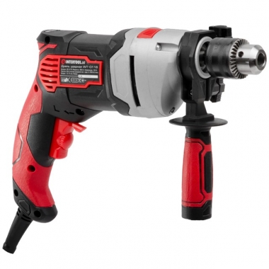 Дрель ударная 800Вт, метал. корпус редуктора INTERTOOL WT-0118