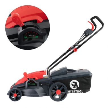 Газонокосилка электрическая 1800Вт INTERTOOL WT-1201