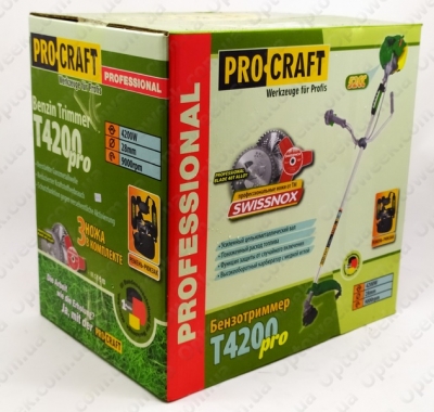 МОТОКОСА Procraft T4200(три ножа+одна катушка)
