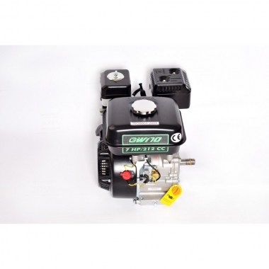 Двигатель бензиновый GrunWelt GW170F-T/25(шлиц 25 мм)(Honda GX-210) для пилорамы
