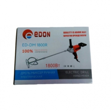 Дрель-миксер EDON ED-DM1800R для ремонтных работ