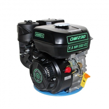Двигатель бензиновый grunwelt gw230-t/20 евро 5