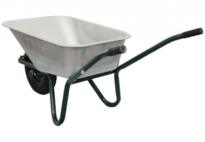  Тачка одноколесная Limex 90/160 зеленая для сада и огорода