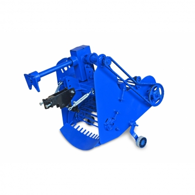  Картофелекопатель механизированный(транспортёрный) КМ-5 под ВОМ для мотоблока с активным ножем