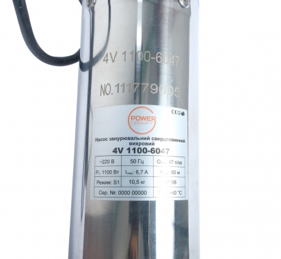 Насос погружной скважинный вихревой Powercraft 4V 1100-6047 характеристики