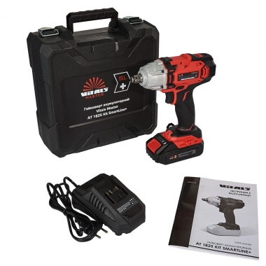 Гайковерт аккумуляторный Vitals Master AT 1825 Kit SmartLine+ купить в кейсе