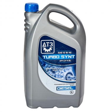 Масло моторное ДТЗ TURBO SYNT DIESEL 10W-40 API CH-4/SL