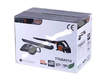 Пылесос садовый (воздуходув) SF8A512 TTG, 40V, 2 АКБ