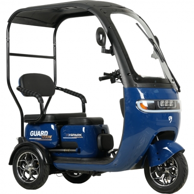 Трицикл с крышей и электромотором Spark Guard 1200w