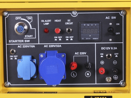 Генератор дизельный S9000DGS 6.0/6.5KW YBX, бесшумный